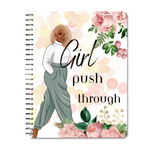 Load image into Gallery viewer, Girl Push Through Notebook

