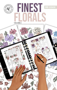 Finest Florals Sticker Book