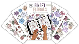Finest Florals Sticker Book