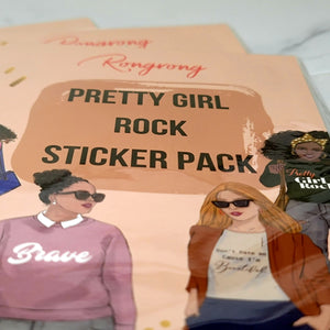 Prerty Girls Rock Planner Sticker Pack