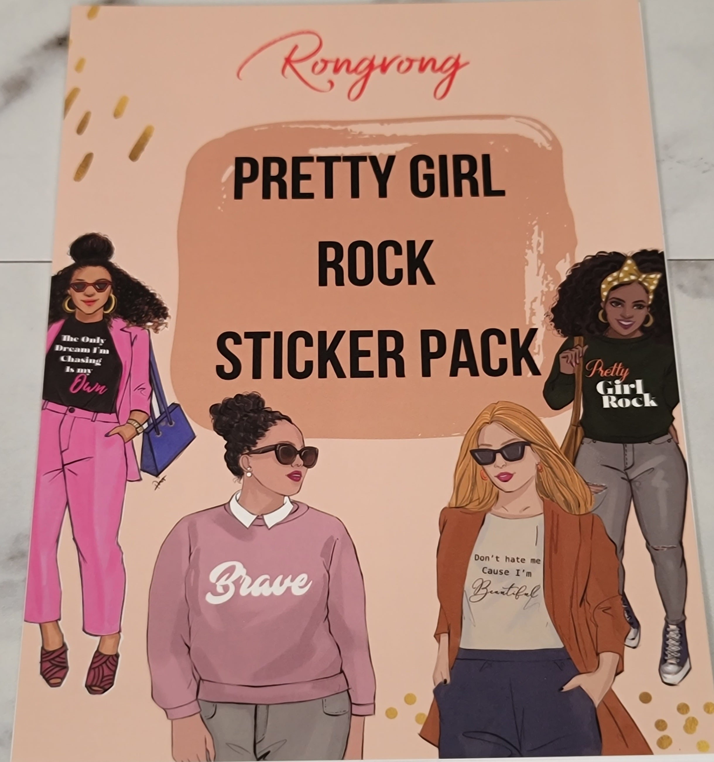 Prerty Girls Rock Planner Sticker Pack