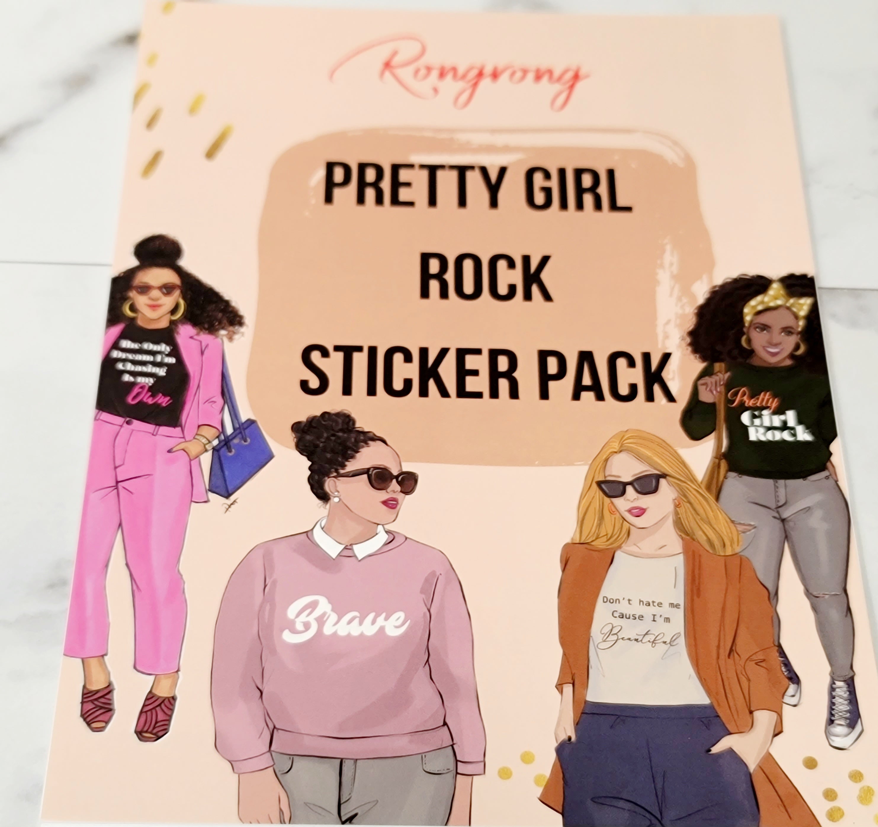 Prerty Girls Rock Planner Sticker Pack