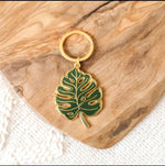 Load image into Gallery viewer, Leaf Metal Keychain
